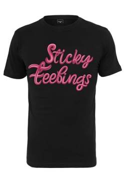 Mister Tee Herren Sticky Feelings Tee M Black von Mister Tee