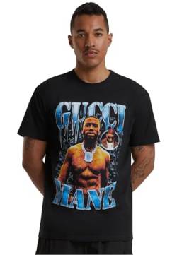 Mister Tee Herren T-Shirt Gucci Mane Drip Tee Oversize Tee, Oversized T-Shirt mit Frontprint für Männer, Baumwolle, Größen XS - 5XL von Mister Tee