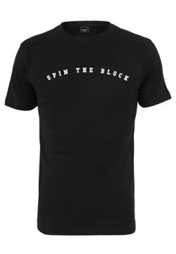 Mister Tee Herren T-Shirt Spin the Block Tee black M von Mister Tee