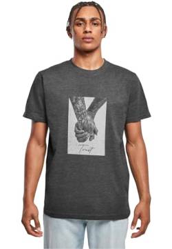 Mister Tee Herren Trust 2.0 Tee L Charcoal von Mister Tee