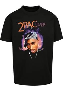 Mister Tee Herren Tupac All Eyez On Me Anniversary Oversize Tee S Black von Mister Tee