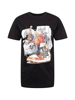 Mister Tee Herren Vintage Ballin Tee L Black von Mister Tee