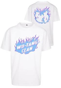 Mister Tee Herren Wu-Tang Clan Wu Cloud Oversize Tee S White von Mister Tee