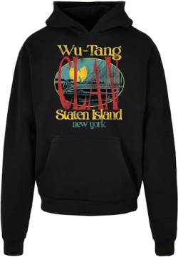 Mister Tee Herren Wu Tang Staten Island Heavy Oversize Hoodie S Black von Mister Tee