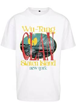 Mister Tee Herren Wu Tang Staten Island Oversize Tee L White von Mister Tee