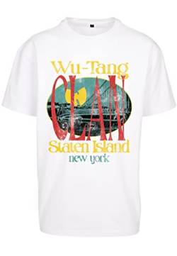 Mister Tee Herren Wu Tang Staten Island Oversize Tee M White von Mister Tee