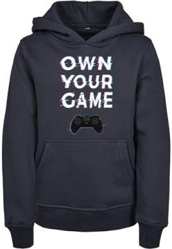 Mister Tee Jungen Kapuzenpullover Kids Own Your Game Hoody navy 110/116 von Mister Tee