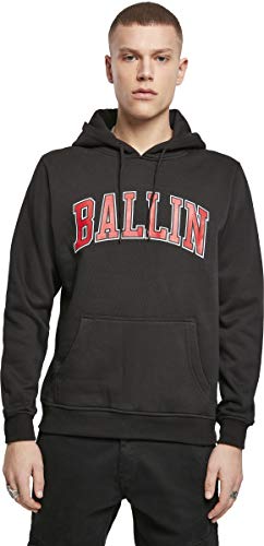 Mister Tee Herren Ballin 23 Hoody L Black von Mister Tee