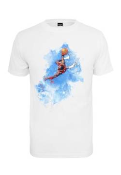 Mister Tee Mens Basketball Clouds Tee T-Shirt, White, XXL von Mister Tee