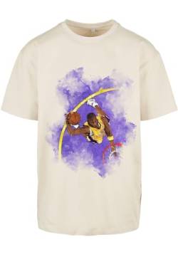 Mister Tee Unisex Basketball Clouds 2.0 Oversize Tee L Sand von Mister Tee