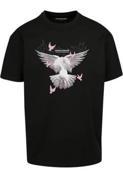 Mister Tee Unisex Doves Oversize Tee T-Shirt, Schwarz, 58 von Mister Tee