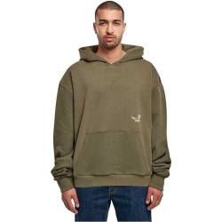 Mister Tee Unisex K-Dot Heavy Oversize Hoody Kapuzenpullover, Olive, XXL von Mister Tee