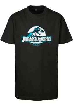 Mister Tee Unisex Kinder Kids Jurassic World Logo Tee T-Shirt, Schwarz, 134-140 von Mister Tee