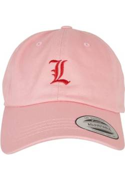 Mister Tee Unisex Letter Pink Low Profile Cap one Size L von Mister Tee