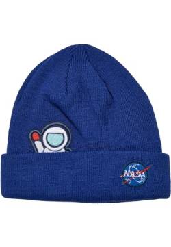 Mister Tee Unisex NASA Embroidery Beanie Kids S/M royal von Mister Tee