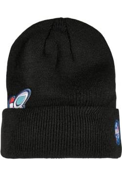 Mister Tee Unisex NASA Embroidery Beanie one Size Black von Mister Tee