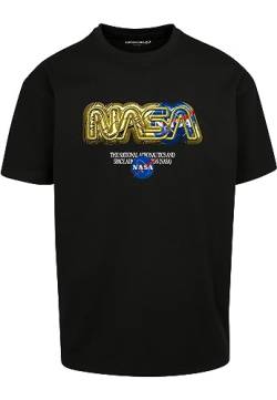 Mister Tee Unisex NASA HQ Oversize Tee T-Shirt, Schwarz, 58 von Mister Tee