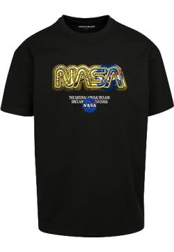Mister Tee Unisex NASA HQ Oversize Tee T-Shirt, Schwarz, L von Mister Tee