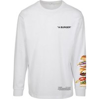 MisterTee T-Shirt Herren Burger Longsleeve (1-tlg) von MisterTee
