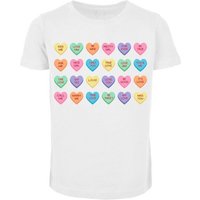 MisterTee T-Shirt MisterTee Damen Kids Sweet Heart Candy Tee (1-tlg) von MisterTee