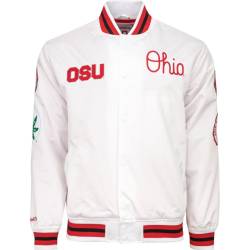 City Collection Lightweight Satin Jacke - NCAA Ohio State von Mitchell & Ness