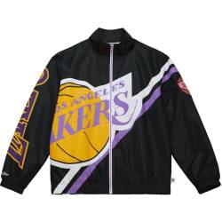 M&N Exploded Logo Warm Up Jacke Los Angeles Lakers von Mitchell & Ness
