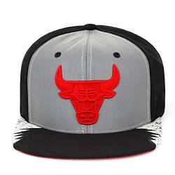 Mitchell & Ness Chicago Bulls Grey Black Day 5 Snapback Cap Kappe Basecap von Mitchell & Ness