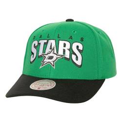 Mitchell & Ness Dallas Stars NHL Boom Text Pro Vintage Snapback Cap Green - One-Size von Mitchell & Ness