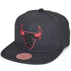 Mitchell & Ness Herren Snapback Caps Solid Teams Siren Chicago Bulls schwarz Einheitsgröße von Mitchell & Ness