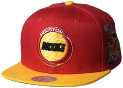 Mitchell & Ness Houston Rockets Patch Overload Hardwood Classic Snapback Cap von Mitchell & Ness