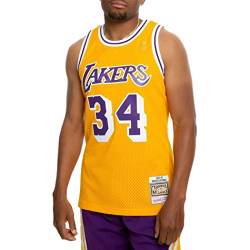 Mitchell&Ness Mitchell&Ness Herren Los Angeles Lakers Bluse, Light Gold, L von Mitchell & Ness