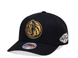 Mitchell & Ness NBA/HWC - Black Gold - Classic Red Snapback Cap, Dallas Mavericks von Mitchell & Ness