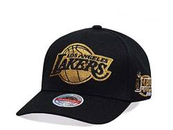 Mitchell & Ness NBA/HWC - Black Gold - Classic Red Snapback Cap, Los Angeles Lakers von Mitchell & Ness