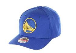 Mitchell & Ness NBA/HWC Team Ground 2.0 Classic Red Curved Snapback - Golden State Warriors, Blau von Mitchell & Ness