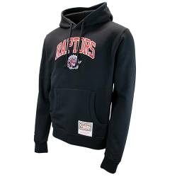 Mitchell & Ness NBA Arch Hoody - Toronto Raptors, Schwarz, M von Mitchell & Ness