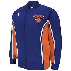 Mitchell & Ness NBA Authentic Warm Up Jacket (New York Knicks - Royal, M) von Mitchell & Ness