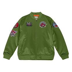 Mitchell & Ness NBA Flight Satin Bomber Jacke - Toronto Raptors, M von Mitchell & Ness