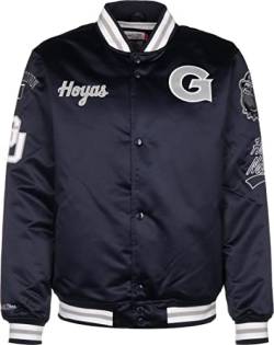 Mitchell & Ness NCAA Georgetown Champ City Jacket, Navy, XL von Mitchell & Ness