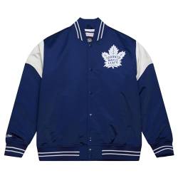 Mitchell & Ness NHL Heavyweight Satin Jacket - Toronto Maple Leafs, XL von Mitchell & Ness