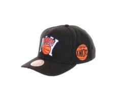 Mitchell & Ness New York Knicks NBA Icon Grail Pro Snapback Hardwood Claasic Cap Pro Crown Fit Black - One-Size von Mitchell & Ness