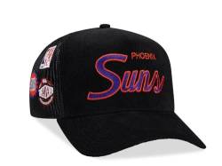 Mitchell & Ness Phoenix Suns Times up Black Cord Hardwood Classic Trucker Snapback Cap von Mitchell & Ness