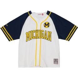 Mitchell & Ness Practice Day Jersey - University of Michigan von Mitchell & Ness