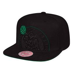 Mitchell & Ness Snapback Cap Cropped XL Boston Celtics Black von Mitchell & Ness