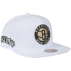 Mitchell & Ness Snapback Cap WINTER WHITE Brooklyn Nets von Mitchell & Ness