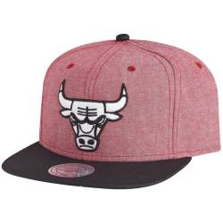 Mitchell & Ness Strapback Cap - ISLES Chicago Bulls rot von Mitchell & Ness