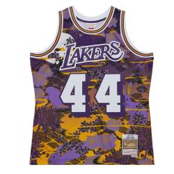 Swingman Mesh Jersey Los Angeles Lakers ASIAN Jerry West von Mitchell & Ness