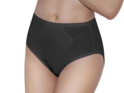 Bauchweg Unterwäsche Damen Miederslip mit Bauch-Weg-Effekt Shapewear Stark Formend Miederhose Slip Hochzeitsdessous (M, Schwarz) von Mitex