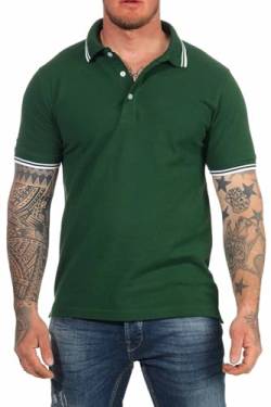 Mivaro Herren Poloshirt T-Shirt Hemd Kurzarm Freizeit Shirt Übergrößen, Größe:XL, Farbe:Grün von Mivaro