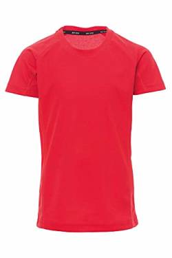 Mivaro Jungen Sport Shirt Trikot Funktionsshirt Laufshirt Fußball Training Tshirt, Größe:122/128, Farbe:Rot von Mivaro