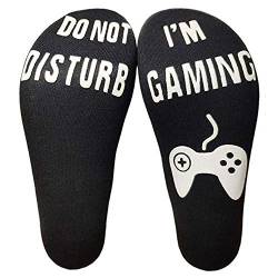 Socken mit der Aufschrift "Do Not Disturb I'm Gaming", aus Baumwolle, für Gamer 43-46 One Pair von Mivyy